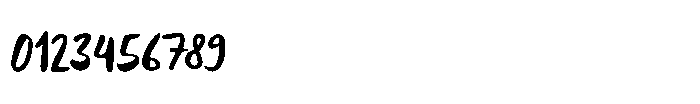 Not Quite Zen Script Regular Font OTHER CHARS