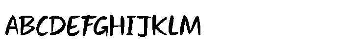 Not Quite Zen Script Regular Font UPPERCASE