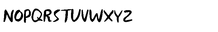 Not Quite Zen Script Regular Font UPPERCASE