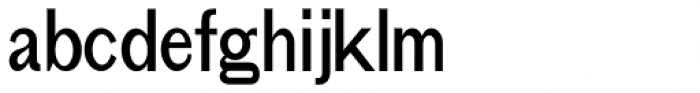 Not So Grotesk Condensed JNL Font LOWERCASE