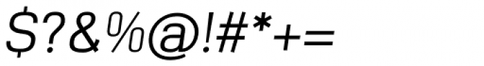 NotaBene Normal Oblique Font OTHER CHARS