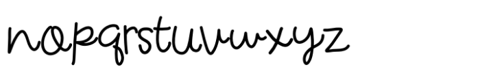 Notebooked Font LOWERCASE