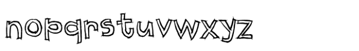 Notebug Regular Font LOWERCASE