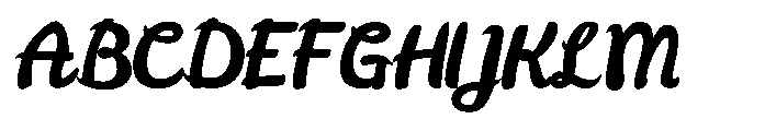 Notely Font UPPERCASE