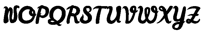 Notely Font UPPERCASE