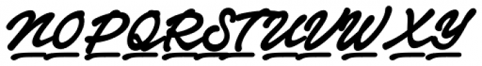 Notera 2 Underline Black Font UPPERCASE