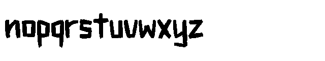 Notha Fokal Font LOWERCASE