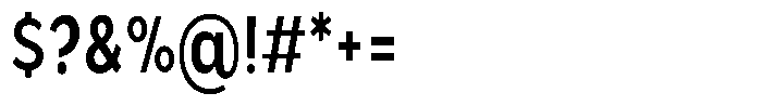 Nothern Sans Nothern Condensed Font OTHER CHARS