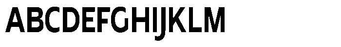 Nothern Sans Nothern Condensed Font UPPERCASE