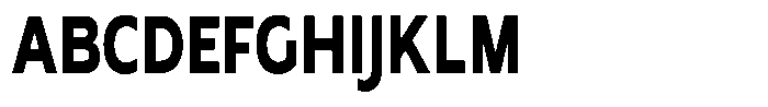 Nothern Sans Nothern Contrast Condensed Font UPPERCASE