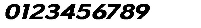 Nothern Sans Nothern Contrast Expanded Italic Font OTHER CHARS