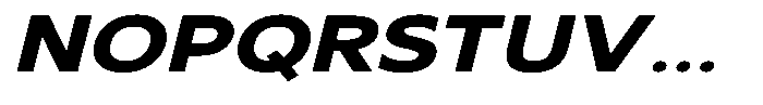Nothern Sans Nothern Contrast Expanded Italic Font UPPERCASE