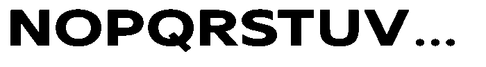 Nothern Sans Nothern Contrast Expanded Font UPPERCASE