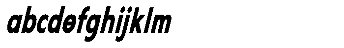 Nothern Sans Nothern Contrast Extra Condensed Italic FONT