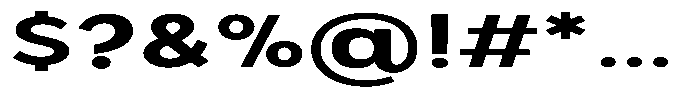 Nothern Sans Nothern Contrast Extra Expanded Font OTHER CHARS