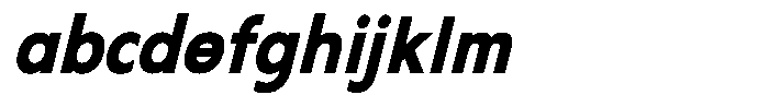 Nothern Sans Nothern Contrast Semi Condensed Italic FONT
