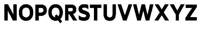 Nothern Sans Nothern Contrast Semi Condensed Font UPPERCASE