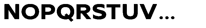 Nothern Sans Nothern Contrast Semi Expanded Font UPPERCASE
