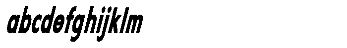 Nothern Sans Nothern Contrast Ultra Condensed Italic FONT