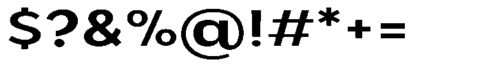 Nothern Sans Nothern Expanded Font OTHER CHARS