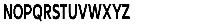 Nothern Sans Nothern Extra Condensed Font UPPERCASE