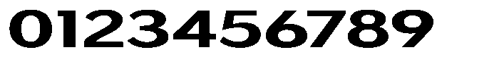 Nothern Sans Nothern Extra Expanded Font OTHER CHARS