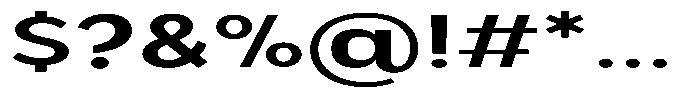 Nothern Sans Nothern Extra Expanded Font OTHER CHARS
