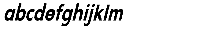 Nothern Sans Nothern Italic Condensed FONT