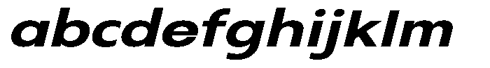 Nothern Sans Nothern Italic Expanded FONT