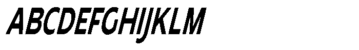 Nothern Sans Nothern Italic Extra Condensed Font UPPERCASE