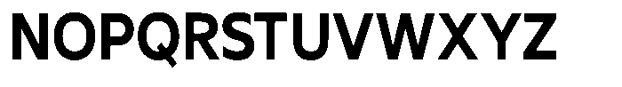 Nothern Sans Nothern Semi Condensed Font UPPERCASE