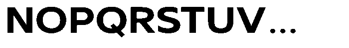 Nothern Sans Nothern Semi Expanded Font UPPERCASE