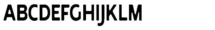 Nothern Sans Nothern Soft Condensed Font UPPERCASE