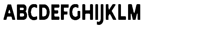 Nothern Sans Nothern Soft Contrast Condensed Font UPPERCASE