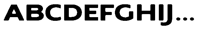 Nothern Sans Nothern Soft Contrast Expanded Font UPPERCASE