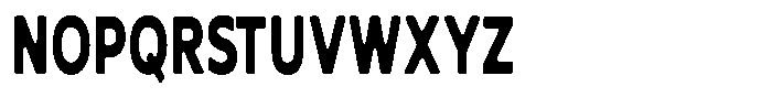 Nothern Sans Nothern Soft Contrast Extra Condensed Font UPPERCASE