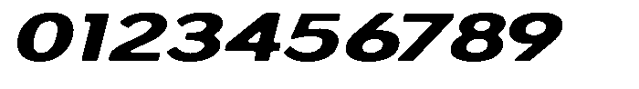 Nothern Sans Nothern Soft Contrast Extra Expanded Italic Font OTHER CHARS