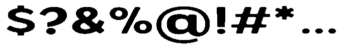 Nothern Sans Nothern Soft Contrast Extra Expanded Font OTHER CHARS