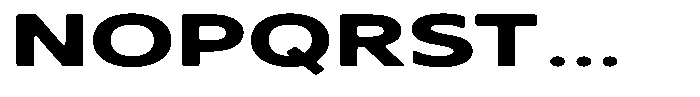 Nothern Sans Nothern Soft Contrast Extra Expanded Font UPPERCASE