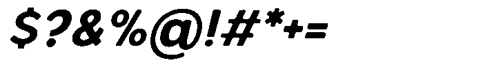 Nothern Sans Nothern Soft Contrast Italic Font OTHER CHARS