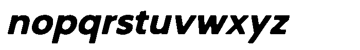Nothern Sans Nothern Soft Contrast Italic Font LOWERCASE