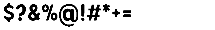 Nothern Sans Nothern Soft Contrast Semi Condensed Font OTHER CHARS