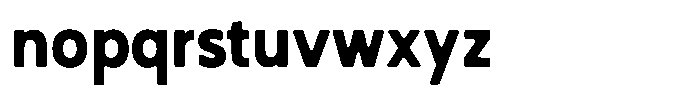 Nothern Sans Nothern Soft Contrast Semi Condensed Font LOWERCASE