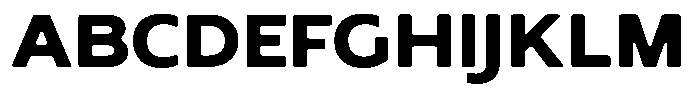 Nothern Sans Nothern Soft Contrast Semi Expanded Font UPPERCASE