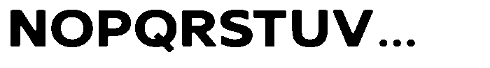 Nothern Sans Nothern Soft Contrast Semi Expanded Font UPPERCASE