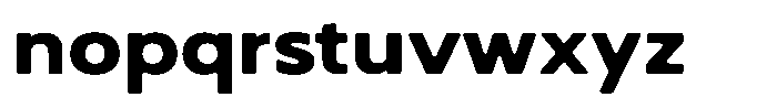 Nothern Sans Nothern Soft Contrast Semi Expanded Font LOWERCASE
