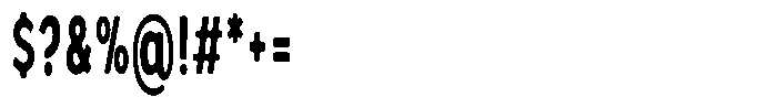 Nothern Sans Nothern Soft Contrast Ultra Condensed Font OTHER CHARS