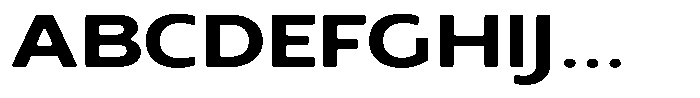 Nothern Sans Nothern Soft Expanded Font UPPERCASE