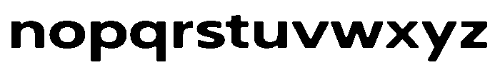 Nothern Sans Nothern Soft Expanded Font LOWERCASE