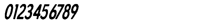 Nothern Sans Nothern Soft Extra Condensed Italic Font OTHER CHARS
